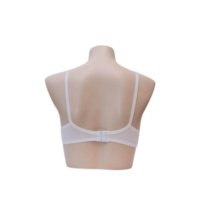 downward seam white amoreena bra