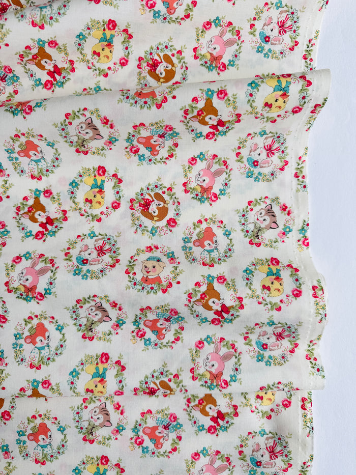 Animal Wreath - White (F) - Atsuko Matsuyama - 30's Collection - Yuwa