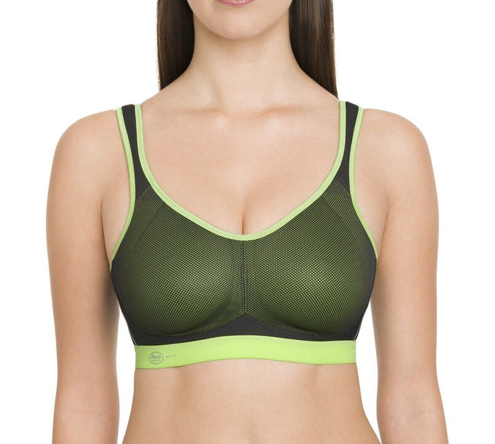 Anita Active Air Control Sports Bra (5533) 32A/Green/Anthracite
