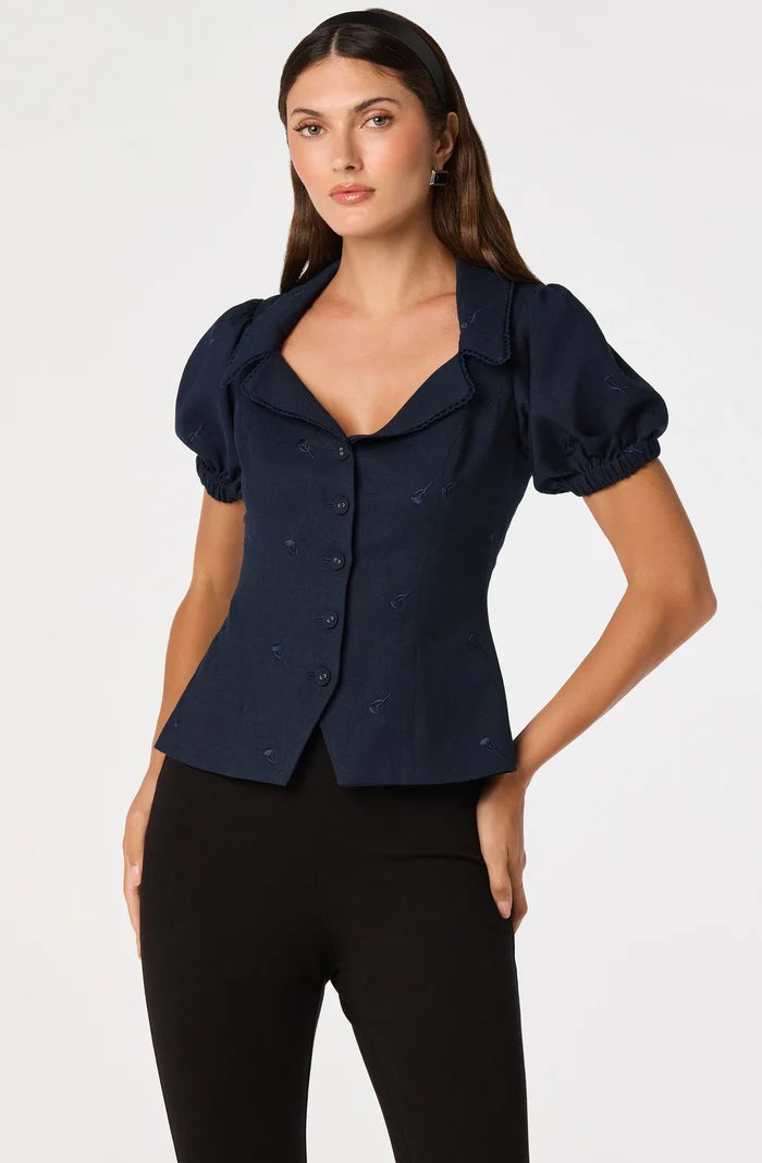 Anne Top-Navy