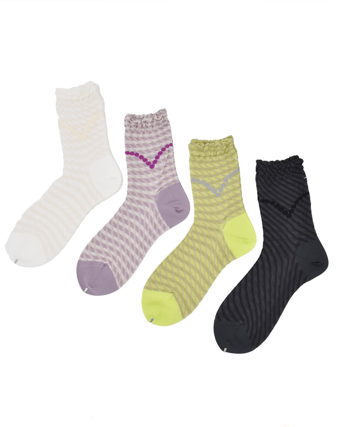 Antipast Candy Check Crew Socks