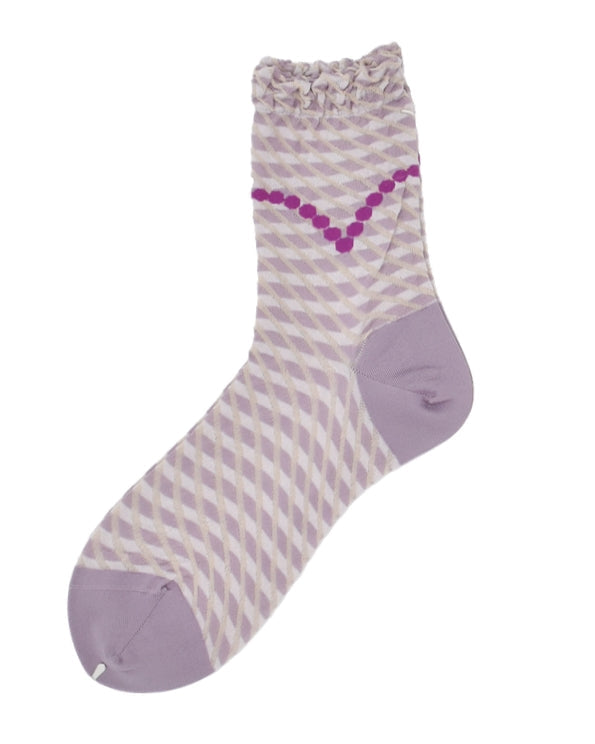 Antipast Candy Check Crew Socks