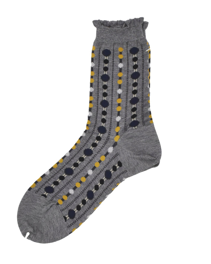 Antipast Dot Marking Crew Sock