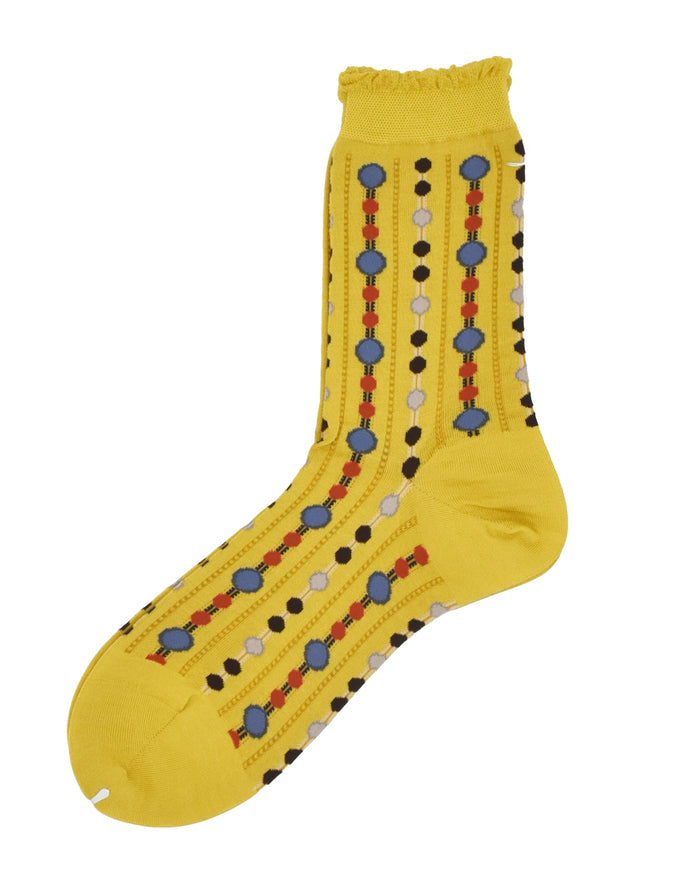 Antipast Dot Marking Crew Sock