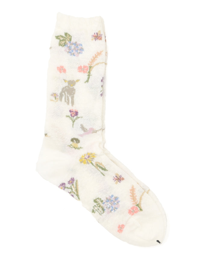 Antipast Garden Flowers Boot Sock