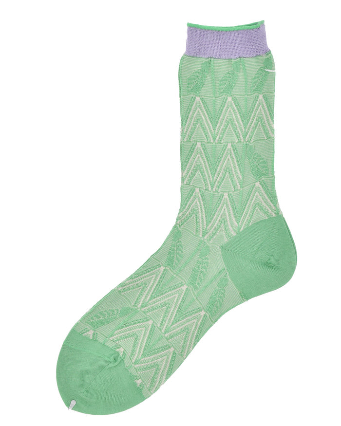 Antipast Leaf Bird Dress Socks