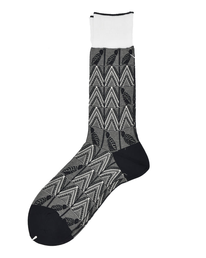 Antipast Leaf Bird Dress Socks