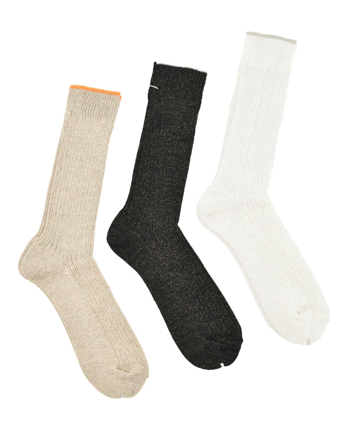 Antipast Linen Rib Sparkle Sock