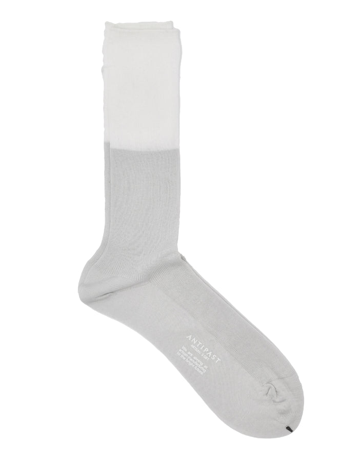 Antipast Men's Two Tone Rib Dress Socks