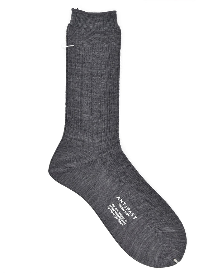 Antipast Mixed Cable Knit Dress Socks