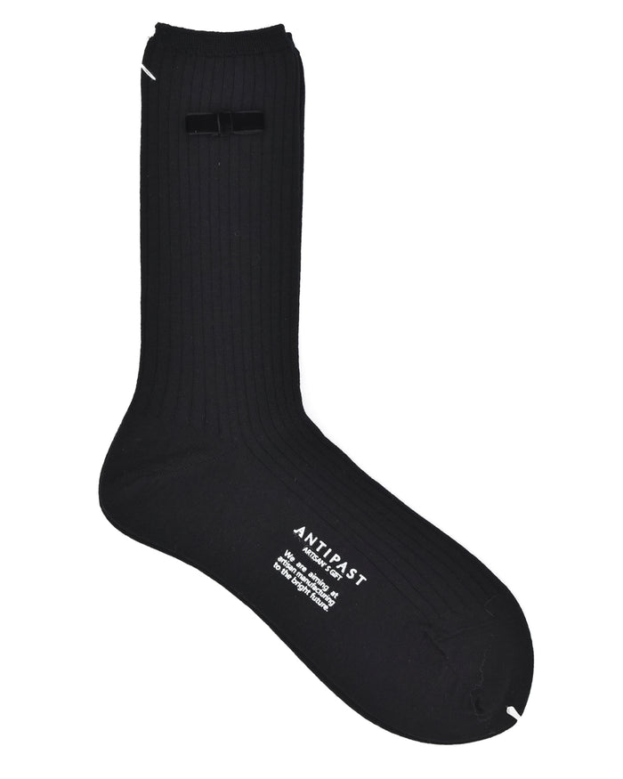 Antipast Ribbon Ribbed Socks