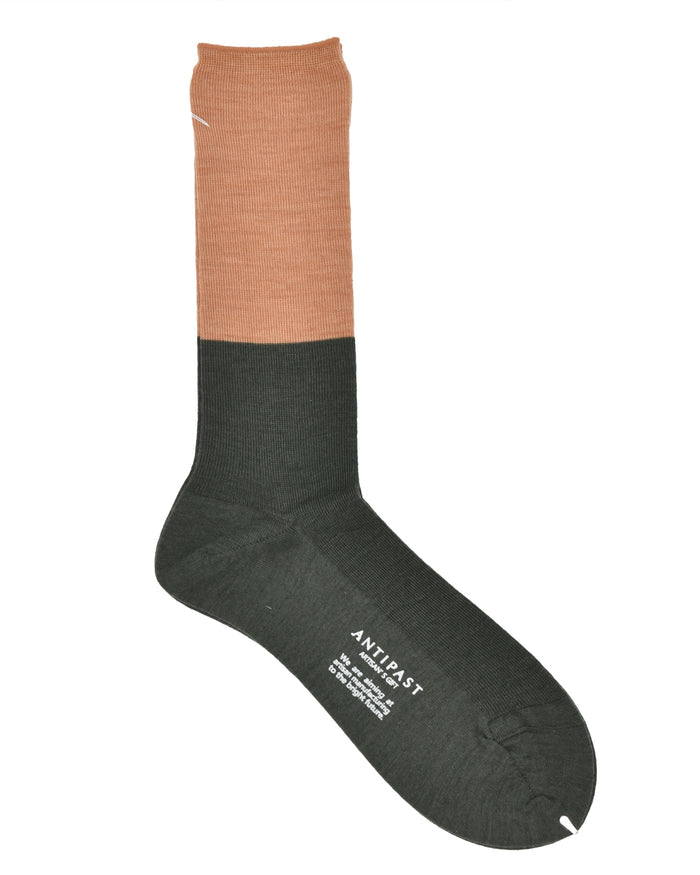 Antipast Two Tone Rib Boot Socks