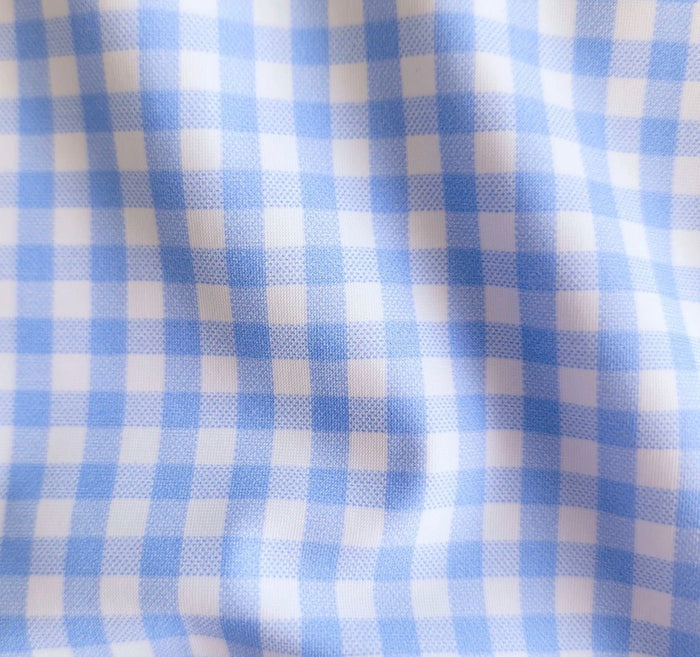 Apex Performance Oxford - Light Blue Gingham
