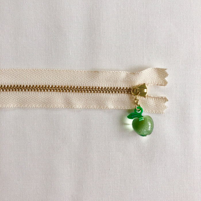 Apple Fruit Zipper - Clear Green
