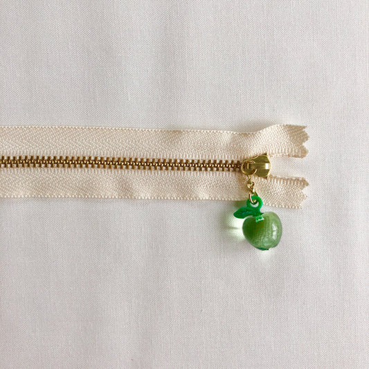 Apple Fruit Zipper - Clear Green