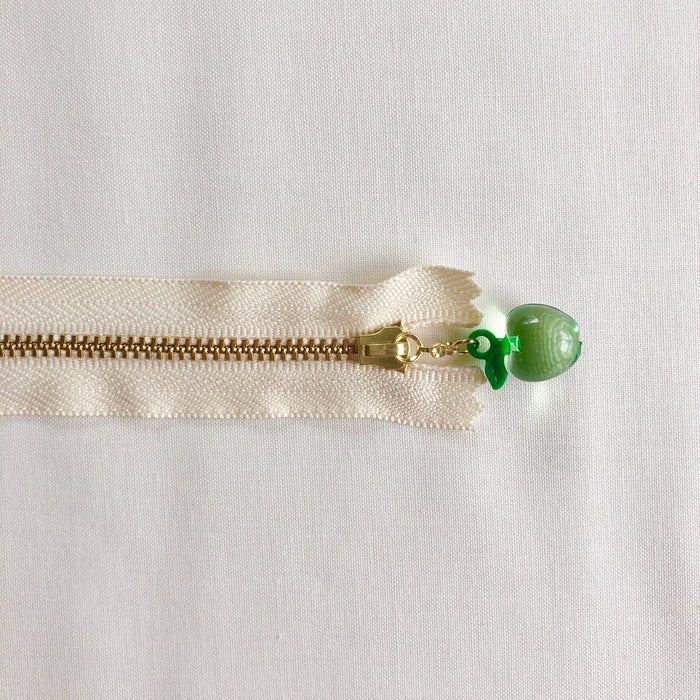 Apple Fruit Zipper - Clear Green