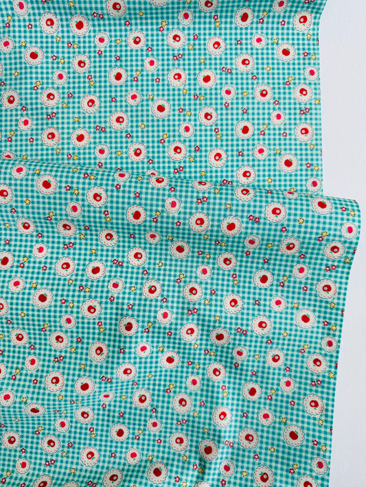 Apple Lace - Mint (E) - Atsuko Matsuyama - 30's Collection - Yuwa