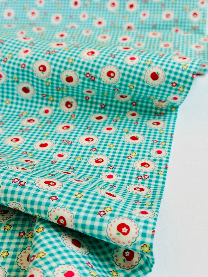 Apple Lace - Mint (E) - Atsuko Matsuyama - 30's Collection - Yuwa