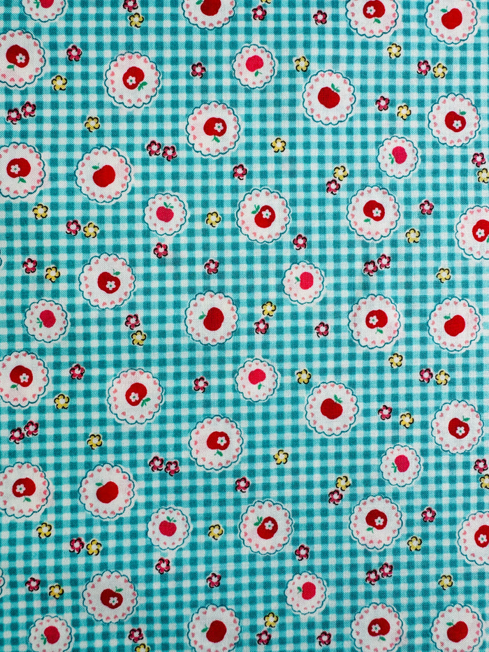 Apple Lace - Mint (E) - Atsuko Matsuyama - 30's Collection - Yuwa