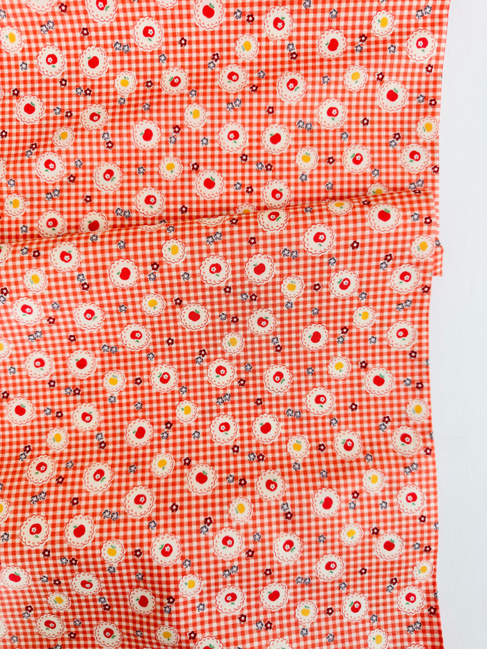 Apple Lace - Orange (D) - Atsuko Matsuyama - 30's Collection - Yuwa