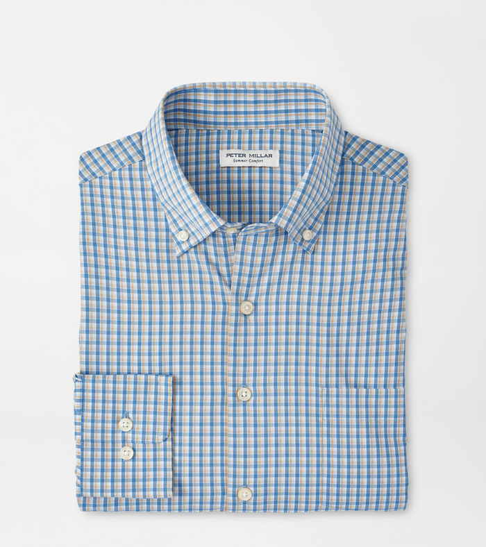 Ashbury Performance Twill Sport Shirt - TWILIGHT BLUE