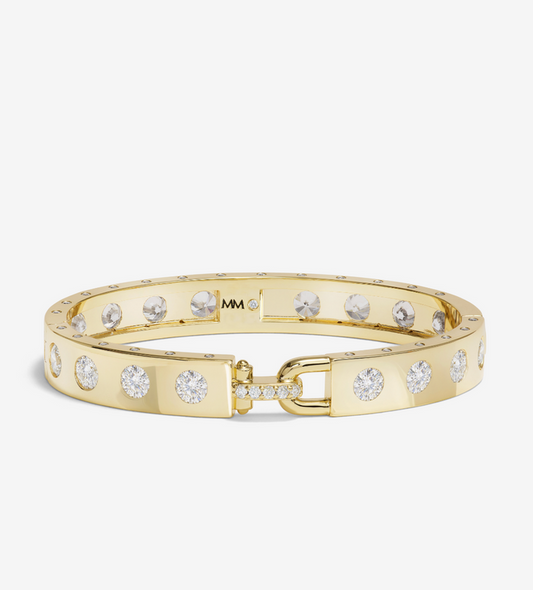 Ashley Rodeo Lock Cuff Bracelet 9mm