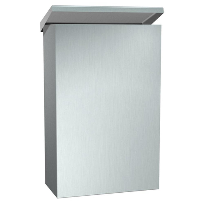 ASI 0852 Sanitary Napkin Disposal 1 Gal. Surface Mounted - Satin - Prestige Distribution