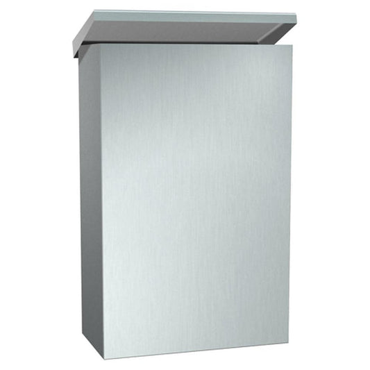 ASI 0852 Sanitary Napkin Disposal 1 Gal. Surface Mounted - Satin - Prestige Distribution