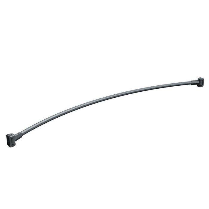 ASI 1201-B Shower Curtain Rod Curved w/ Mounting Brackets 60" - Satin - Prestige Distribution