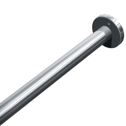 ASI 1204-1 End Flanges for Shower Curtain Rod - One Pair - Prestige Distribution