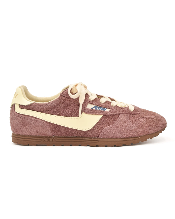 Autry Windspin in Chianti Mauve Suede
