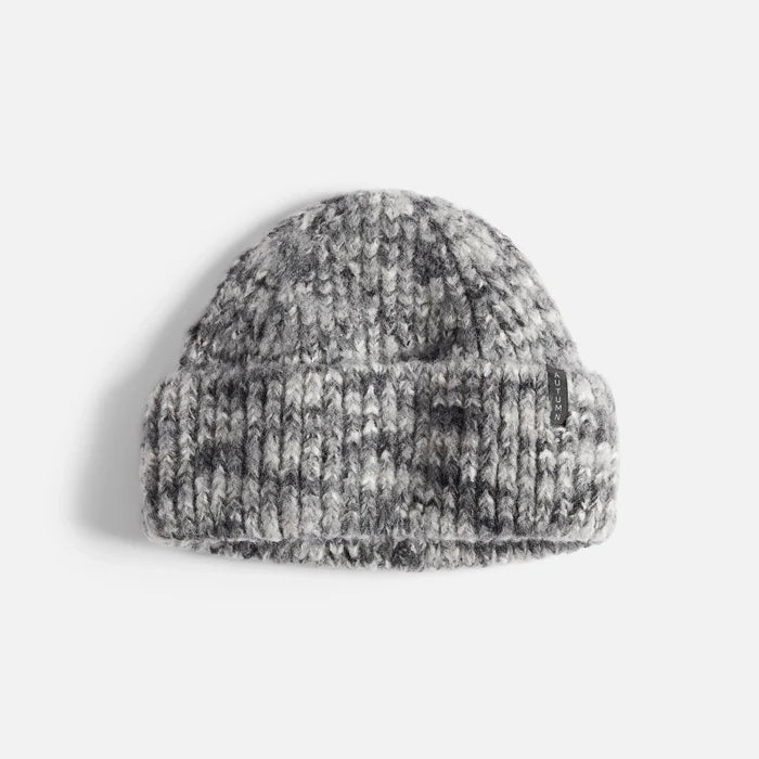 AUTUMN - MARBLE KNIT BLACK