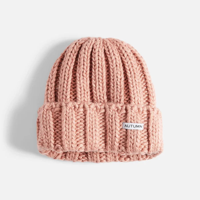 AUTUMN - ROSEMARY BEANIE DUSTY PINK