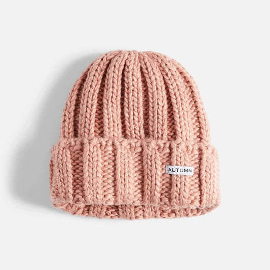 AUTUMN - ROSEMARY BEANIE DUSTY PINK