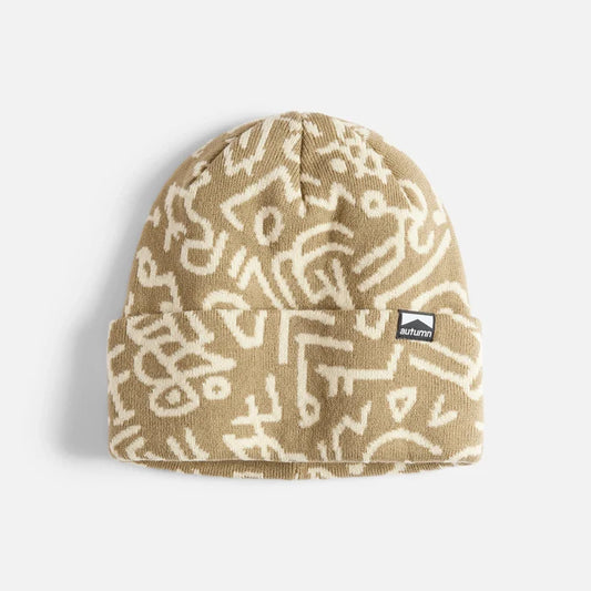 AUTUMN - SOUL CAMO BEANIE CHINCHILLA