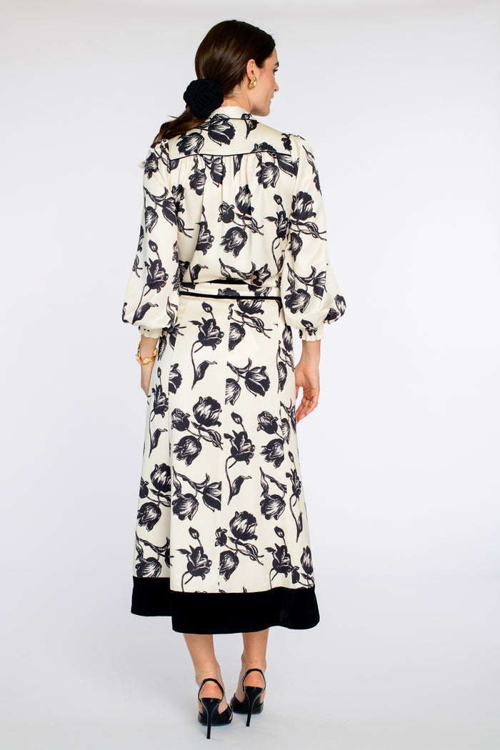 Avery Skirt- Snow Tulip