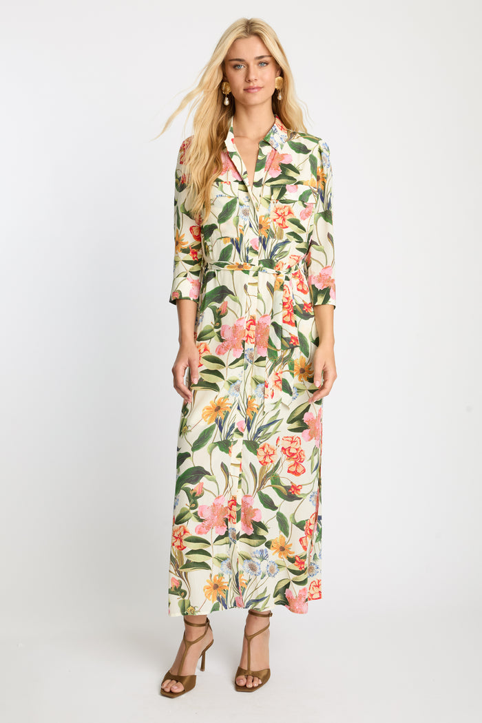 Azura Buttercream Floral Dress