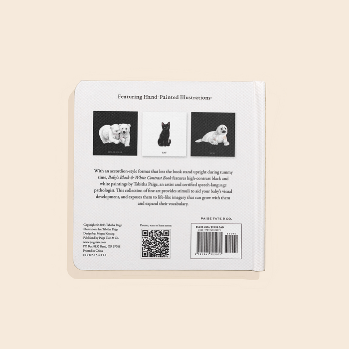 Baby's Black and White Contrast Book - Babies in Bloom