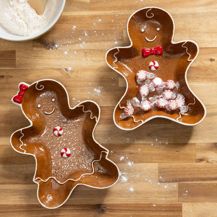 Baking Spirits Bright Gingerbread Plate