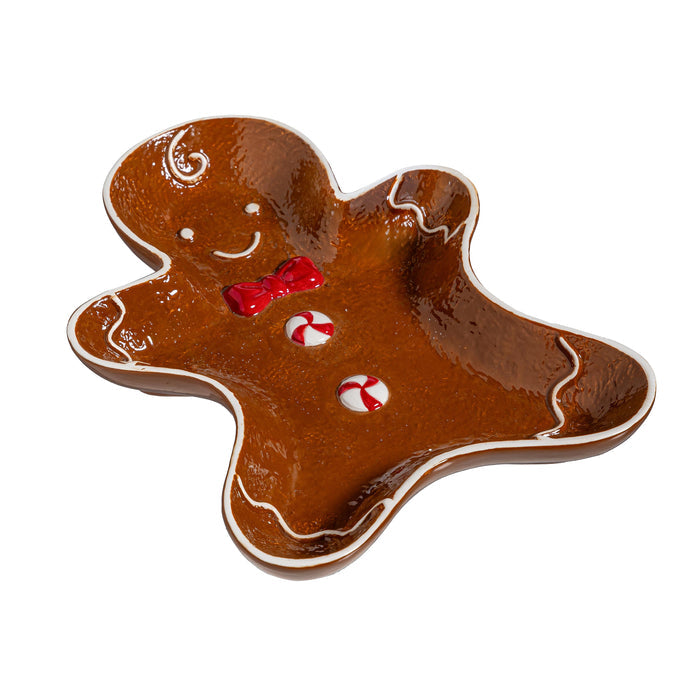 Baking Spirits Bright Gingerbread Plate