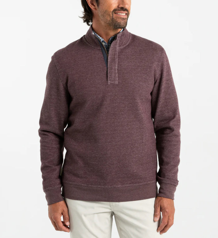 Bearing Pique Pullover - Dark Congac