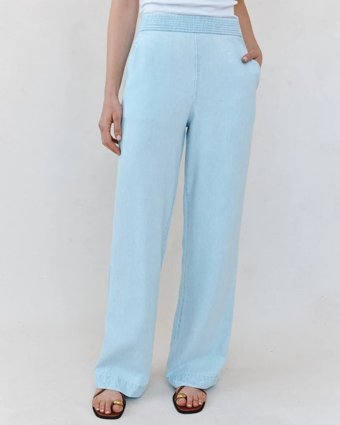 Bella Dahl Multi Stitch Catalina Pants-Coastal Wash