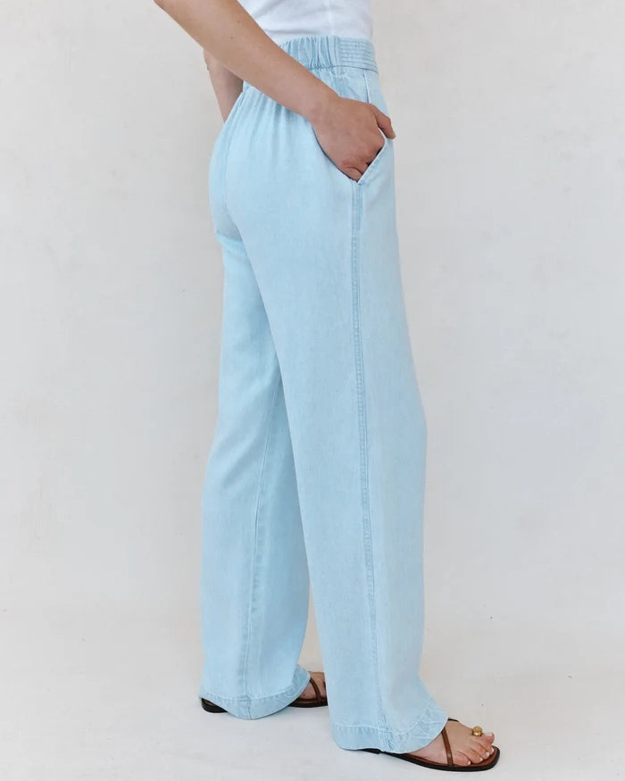 Bella Dahl Multi Stitch Catalina Pants-Coastal Wash