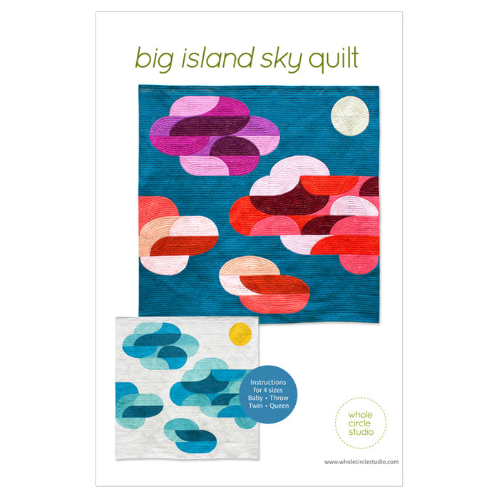 Big Island Sky Quilt Pattern - Whole Circle Studio