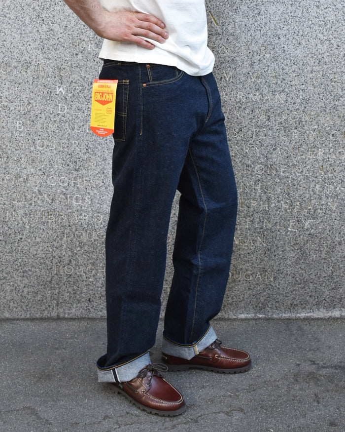 Big John Classic Straight Jeans in Dark Selvedge Denim