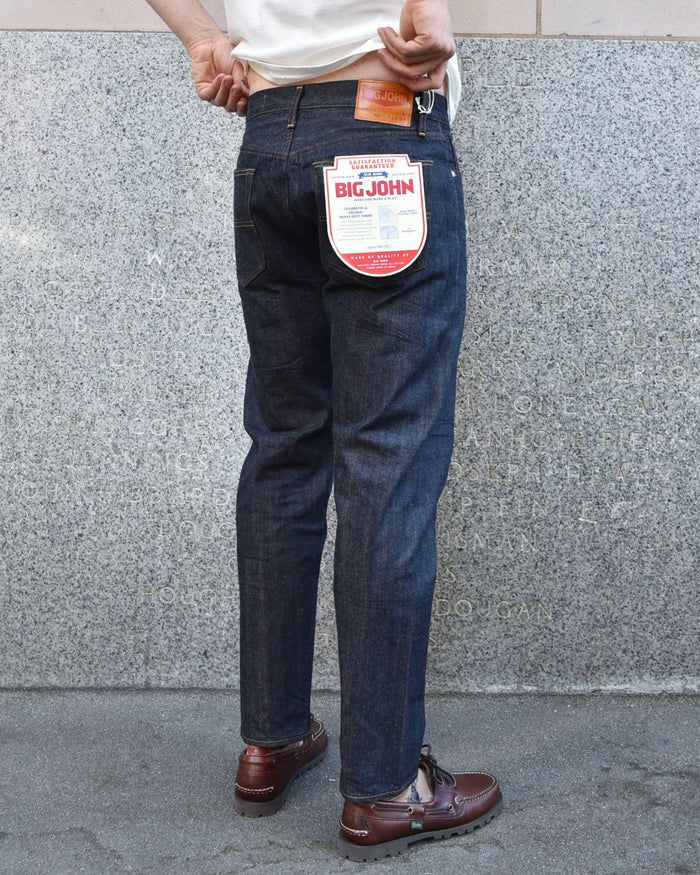 Big John Ivy Tapered Jean in Dark Selvedge Denim