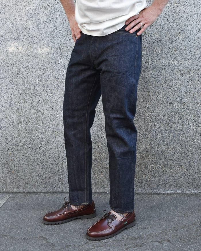 Big John Ivy Tapered Jean in Dark Selvedge Denim