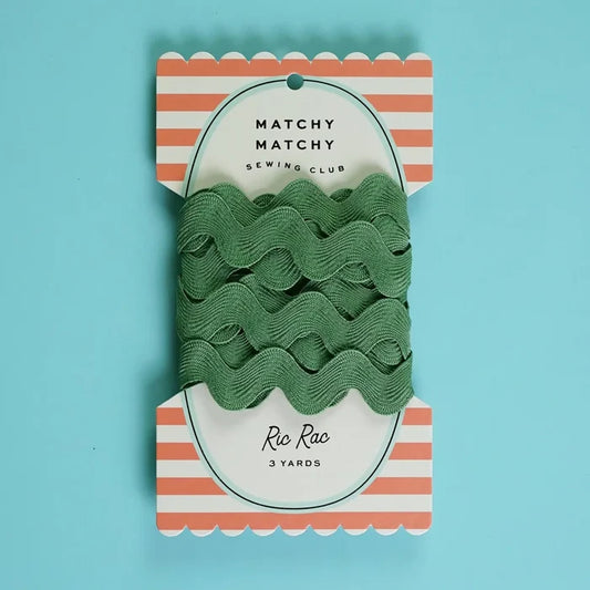 Big Ric Rac - Jungle Gym - Green - Matchy Matchy Sewing Club