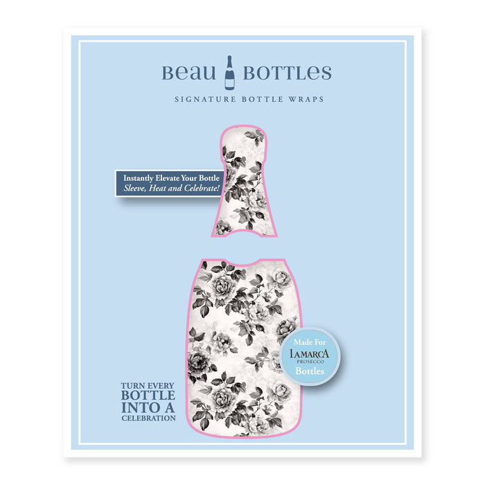 Black and White Floral - Prosecco