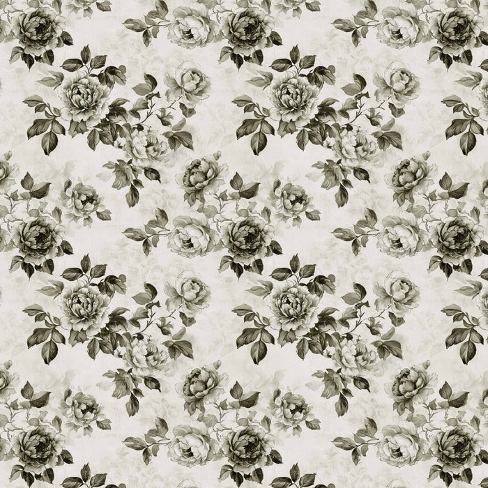 Black and White Floral - Prosecco